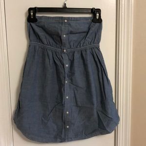 Denim Halter Top